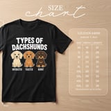 Types of Dachshunds Tee thumbnail 10