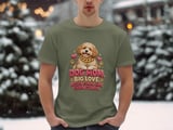 Dog Mom Cuban Link Chain Collar Tee thumbnail 4
