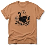 Bookish Black Cat Tee thumbnail 28