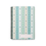Whimsical Stars Stripes Backpack & Spiral Notebook Set, Pastel Blue Teal Pattern, Cute Nursery Aesthetic Kids Student Gift thumbnail 4
