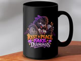 Rest In Peace Fake Diamonds Raven Mug thumbnail 14