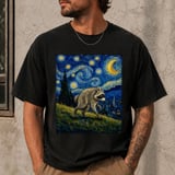Starry Night Raccoon T-Shirt thumbnail 2