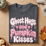Ghost Hugs and Pumpkin Kisses Tee thumbnail 3
