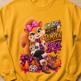 Pumpkin Spice Sally the Squirrel Sweatshirt thumbnail 9