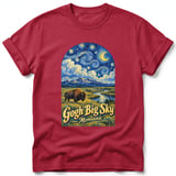 Gogh Big Sky ~ Comfort Colors Premium Tee thumbnail 3
