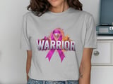 Cancer fighting t-shirt, Warrior ribbon shirt, Breast cancer awareness Tee, Survivor support top, Hope shirt, Fundraiser apparel, Gift idea thumbnail 5
