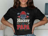 Hockey Papa Tee or Sweatshirt thumbnail 9