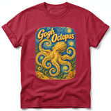 Gogh Octopus ~ Comfort Colors Premium Tee thumbnail 2