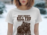 Except Bears Bears Will Kill You Tee thumbnail 2