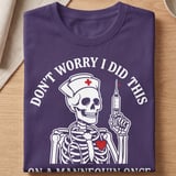 Did This On A Mannequin Nurse Tee thumbnail 5