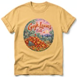Gogh Leaves ~ Comfort Colors Premium Tee thumbnail 7