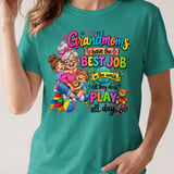 Grandmoms Have The Best Job Tee thumbnail 3