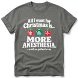 More Anesthesia Christmas Tee thumbnail 8