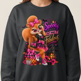 Spooky Fabulous Sally the Squirrel Sweatshirt thumbnail 5