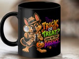 Detective German Shepherd Halloween Mug thumbnail 9