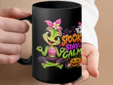 Spooky Stay Calm Yoga Mug thumbnail 15