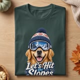 Let's Hit The Slopes Dog Tee thumbnail 6