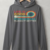 Pickleball Sport-Tek Performance Hood, Life is Good Pickleball Makes It Better, Lightweight Hoodie thumbnail 5