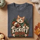 Kickoff Ready Football Cat Tee thumbnail 2