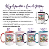 Whimsical Dogs Bike Crew Mug Wrap thumbnail 3