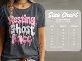 Resting Ghost Face Tee or Sweatshirt thumbnail 11