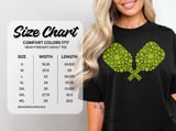 Pickleball Comfort Colors Shirt, Crossed Paddles Ball Mosaic Art, Vintage Graphic Tee thumbnail 14