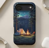 Cozy Night Campsite MagSafe® Phone Case thumbnail 4