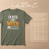 I'm With The Witch Tee thumbnail 15