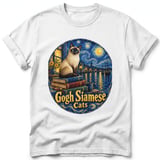 Gogh Siamese ~ Comfort Colors Premium Tee thumbnail 9