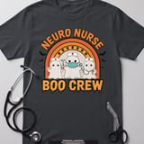 Neuro Nurse Boo Crew Tee thumbnail 1