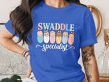 Swaddle Specialist T-Shirt: NICU Neonatal Nurse Tech Baby Nursery thumbnail 2