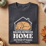 Golden Retriever Home Tee thumbnail 3