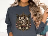 Loud And Proud Football Tee or Sweatshirt thumbnail 18