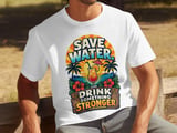 Save Water Drink Stronger Tee thumbnail 8