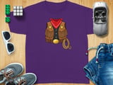 Cowboy Sheriff Costume Tee thumbnail 3