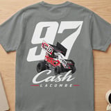 Sprint Car Racing T-Shirt | LaCombe Dirt Track Fan Tee | Motorsports Race Car Driver Gift for Him, Racing Enthusiast Apparel thumbnail 4