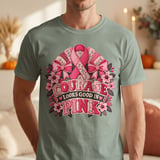 Courage Looks Good In Pink Faux Patchwork Tee thumbnail 17