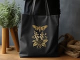 Vintage Botanical Moth Tote Bag thumbnail 1