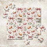 Digital Macarons Pattern, Bows, Teacups Digital, Floral Seamless Repeat Pattern, Bundle Commercial Use, Fabric Digital Pattern thumbnail 7