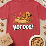 Hot Dog Dachshund Tee thumbnail 4