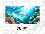 Mahi Mahi Mug Sublimation Wrap Digital Design, Ocean Life Fish Art 11oz 15oz Mug Wrap PNG, Coastal Fishing Gift for Him thumbnail 14