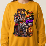 Halloween Randy the Raccoon Sweatshirt thumbnail 2