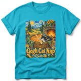 Gogh Cat Nap ~ Comfort Colors Premium Tee thumbnail 5