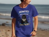 Funny Newfie Dog Anatomy Tee thumbnail 4