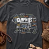 Camp More Worry Less Bear Tee thumbnail 1