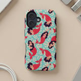 Vintage Mermaid Pattern MagSafe® Phone Case thumbnail 5