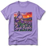 Gogh Purple ~ Comfort Colors Premium Tee thumbnail 6