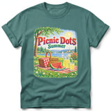 Picnic Dots ~ Comfort Colors Premium Tee thumbnail 8