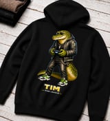 Crocodile Gamer Hoodie for Boys, Kids Gaming Hoodie, Teen Gamer Gift, Video Game Sweatshirt, Cool Gaming Clothes thumbnail 1