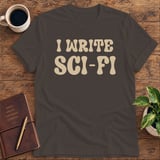 I Write Sci-Fi Softstyle Tee thumbnail 2